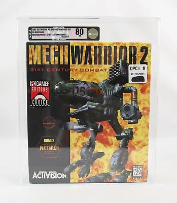 SEALED ActiVision Mechwarrior 2 1995 Big Box PC WATA VGA 80 • $1000