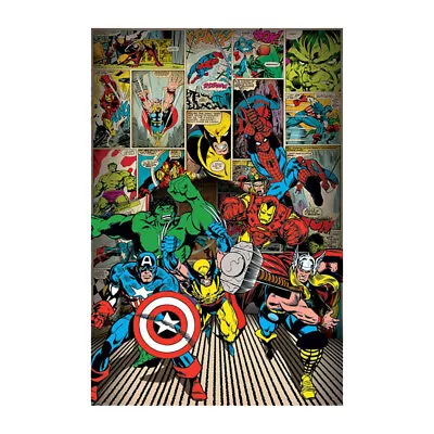 Marvel Comics Heroes Poster TA5590 • £8.79