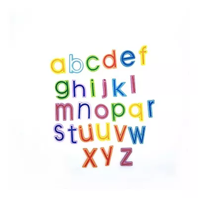 £5.49 • Buy Wooden Alphabet Magnets Letters Lowercase Fun Colourful A-z Bright Display 