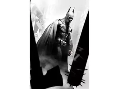 BATMAN Arkham CANVAS - Huge 75 X 50 Cm - Premium DARK KNIGHT Canvas NEW & BOXED • £34.99