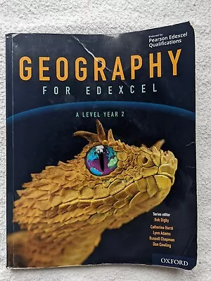 Geography For Edexcel A Level Year 2 Student Book By Russell Chapman Bob Digby • £14.99