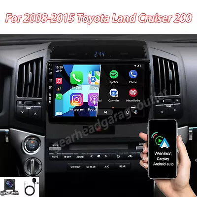 Android 13 Head Unit Car Stereo Radio GPS For 2008-2015 Toyota Land Cruiser 200 • $176.70