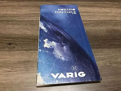 Varig Airlines Flight Schedule  Feb 1993 • $5