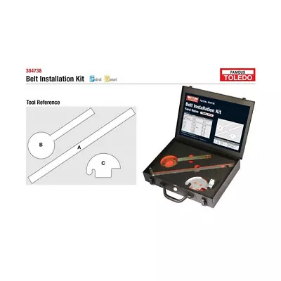 New TOLEDO Drive Belt Removal & Installation Kit For Volvo & Ford 304738 • $602.12
