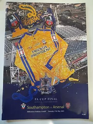 Southampton V Arsenal F A Cup Final 17th May 2003 Programme • £11