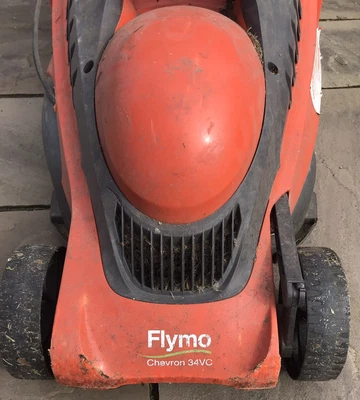 £0.99 • Buy  Flymo Chevron 34VC Electric Wheeled Rotary Lawnmower 1400W - Orange
