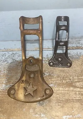 Antique Flag Pole Holder 1 3/8  Star Wall Mount Cast Iron • $60