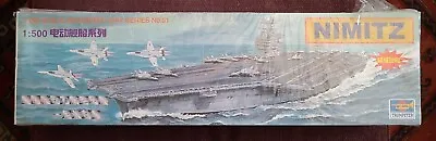 Trumpeter 1/500 USS Nimitz CVN-68 Aircraft Carrier Motorized Series No.01 NISB • $100