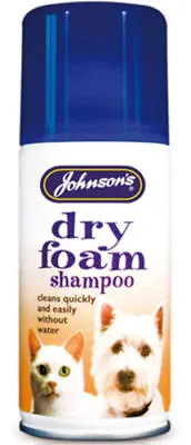 £6.95 • Buy Johnson's Dry Foam Shampoo 150ml Cleans Without Water (cats & Dogs)