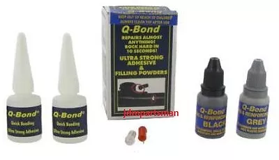 Q-bond Repair 4-pc Glue Adhesive & Filling Powder Ultra Strength • $25.38