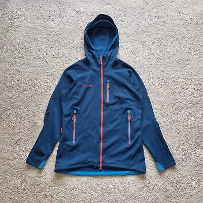 Mammut 'Ultimate Nordpfeiler' Softshell Windstopper Jacket Mens Size XL • £89