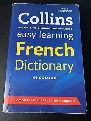 Collins Bestselling Bilingual Easy Learning FRENCH Engl Gramma School Dictionary • £1.99