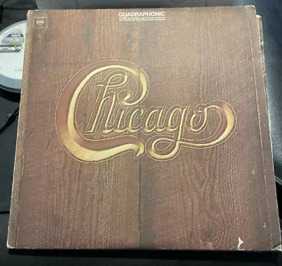 Chicago V Quadraphonic QUAD SQ 1974 WITH INSERTS CQ 31102!!!!!!! • $26.99