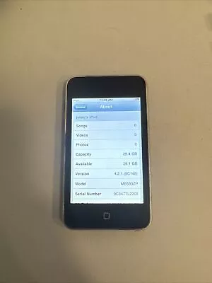 Apple IPod Touch 3rd Generation 32GB Working (Ok Battery) • $60