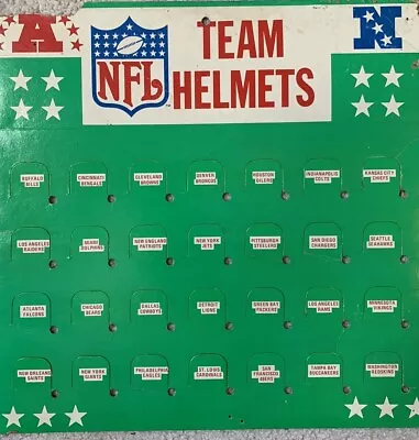 1980 NFL Display Standings Board Mini Gumball Helmet Vintage Football Set AFL 1 • $69.80