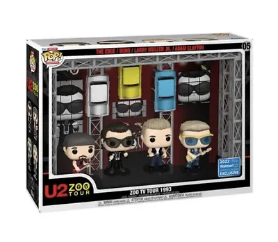 Funko Pop! Moment Deluxe: U2 Zoo TV Tour (1993) Vinyl Figures 2022 Limited • $44.99