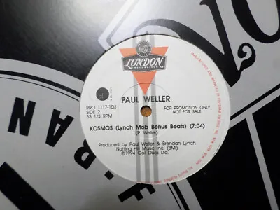 Promo London 12  Single 33 Record/paul Weller/kosmos/bonus Beats/1994 Nr Mint • $76.25
