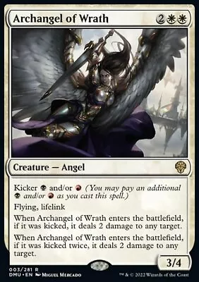 MTG Magic The Gathering Archangel Of Wrath (3/447) Dominaria United NM • $1.45