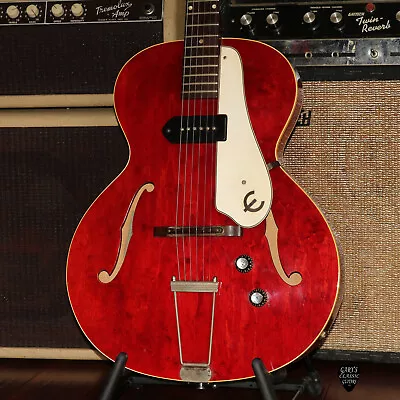 1961 Epiphone Century Thinline Electric Hollowbody Guitar • $2995