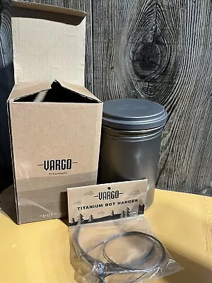 Vargo Titanium BOT Bottle Pot + Bot Hanger • $95