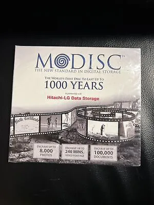 Modisc The Standard In Digital Storage Hitachi-Lg Data Last 1000 Years NEW • $6.99