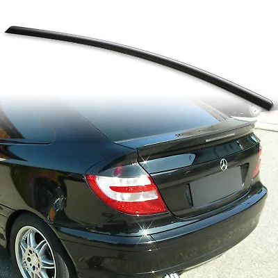 Fyralip Trunk Lip Spoiler For Mercedes Benz C Class W203 Coupe 01-07 Unpainted • $61.56