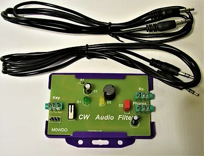  Morse Code Key And Noise Filter  For Ham Transceivers ASSEMBLED Pixie  • £12.75