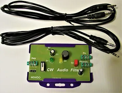  Morse Code Key And Noise Filter  For Ham Transceivers ASSEMBLED • $15.85