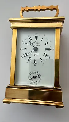 L'epee Fondé En 1839 Sainte Suzanne France Carriage Clock Alarm Clock Mint Condi • $437.49