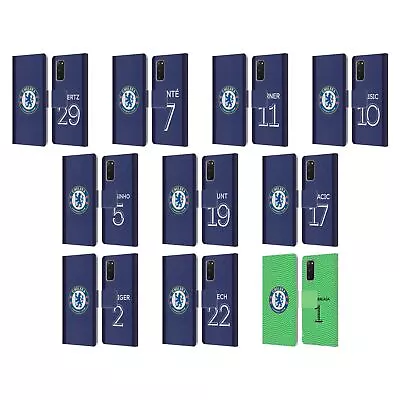 Chelsea Fc 2020/21 Players Home Kit Group 1 Leather Book Case For Samsung 2 • £17.95