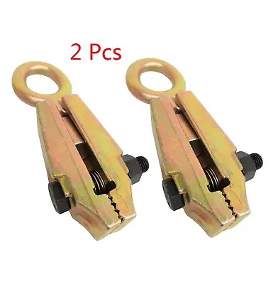 $65.98 • Buy 5 Ton Self-Tightenin​g Grips Clamp Straight Way Frame Back Auto Body Repair Pull