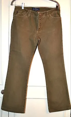 Earl Jeans Denim Khaki Stonewashed Bootleg Jeans Size 29 Preowned Rrp. £149 • £45