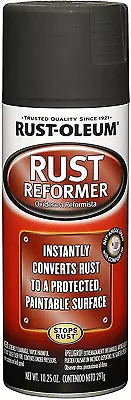 Rust-Oleum Stops Rust Converter Rust Reformer Spray Flat Black Finish 10oz • $13