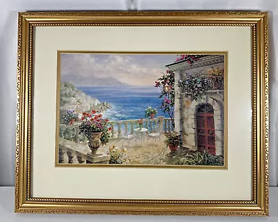 Nicky Boehme Framed Double Matted Art Print “Mediterranean Elegance” • $22.70