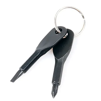 TRIXES Screwdriver Keyring NEW Phillips & Flathead Tool Keyring Mens Gadget Gift • £3.99