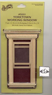 Window - Yorktown  Working 1/12 Scale Dollhouse Miniature Houseworks 5001 Wooden • $19.23