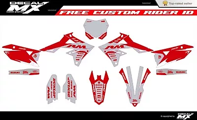 Fits Suzuki RMZ 250 2019 To 2024 RMZ450 2018 To 2024 Graphic Kit Decals Stickers • $134.99