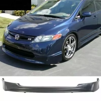 Fit 06-08 Honda Civic 4Dr Sedan PU Mugen Front Bumper Lip Spoiler CHIN Splitter • $93.88