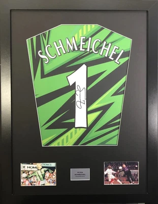 £167 • Buy Peter Schmeichel Signed Shirt Framed Man Utd