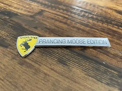 ALL NEW GENUINE Discontinued Prancing Moose Edition VOLVO 4” Hard Chrome Emblem • $20