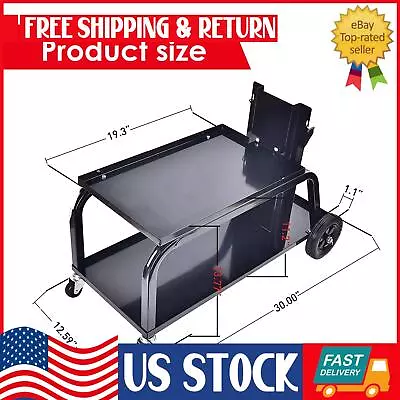 Tank Storage Welding Cart With Wheels & For Plasma Cutter 110Lbs TIG MIG Welder • $73.80