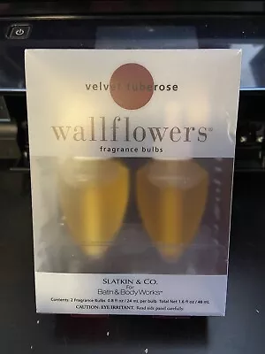 Bath & Body Works Velvet Tuberose Wallflowers Refills 2 Bulbs & Diffuser New • $19.99