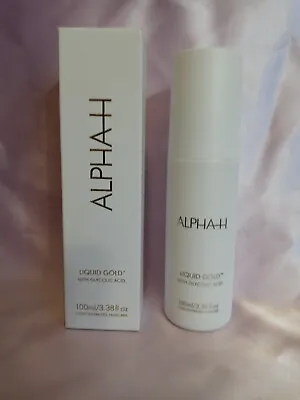 Alpha-H Liquid Gold With Glycolic Acid 100ml/ 3.38oz Full Size NEW!! $56 Value!! • $16.40