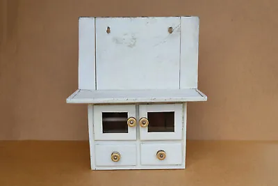Antique Vintage Wood Medical Box First Aid Chest Kitchen Storage Cupboard 1950's • $114.90