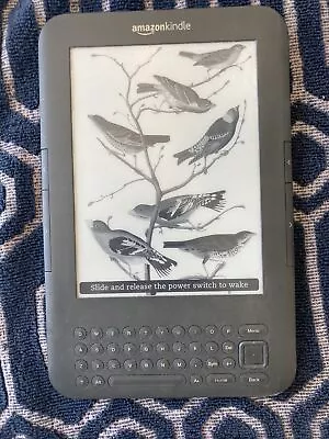 Amazon Kindle Reader Keyboard Wi-Fi 6  4GB D00901 3rd Generation USED • $40