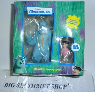 Enesco Disney Pixar Monsters INC. Sulley And Boo Hanging Ornaments  • $30