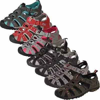 PDQ Mens Hiking Sandals Summer Closed Toe Beach Trail Trekking Travel Shoes Size • £23.23