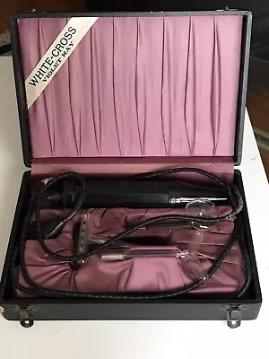 Vintage White Cross Violet Ray 1930’s Quackery Medical Machine Kit With  Case • $125