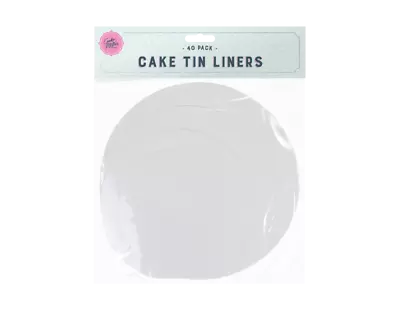 £2.35 • Buy 40x Cake Tin Liners Cooke & Miller Non Stick Greaseproof Paper Baking 4 Sizes