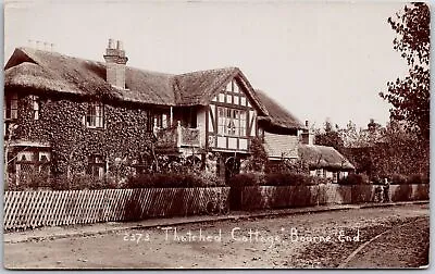 Thatched Cottage Bourne End Real Maidenhead England Photo RPPC Postcard • £11.37